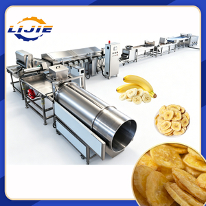 Banana slice frying production line