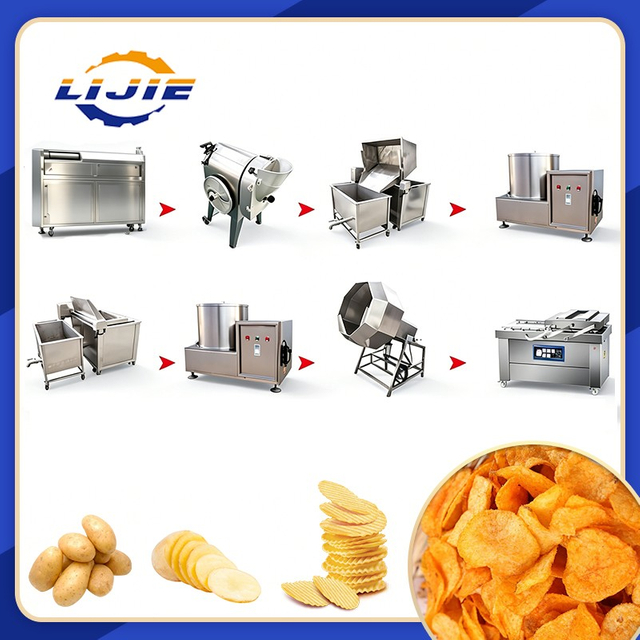 Semi-automatic Small Potato Chip Production Line