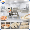 Chicken tenders battering machine for coated chicken products