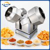 Four drum seasoning machine for chips and snacks