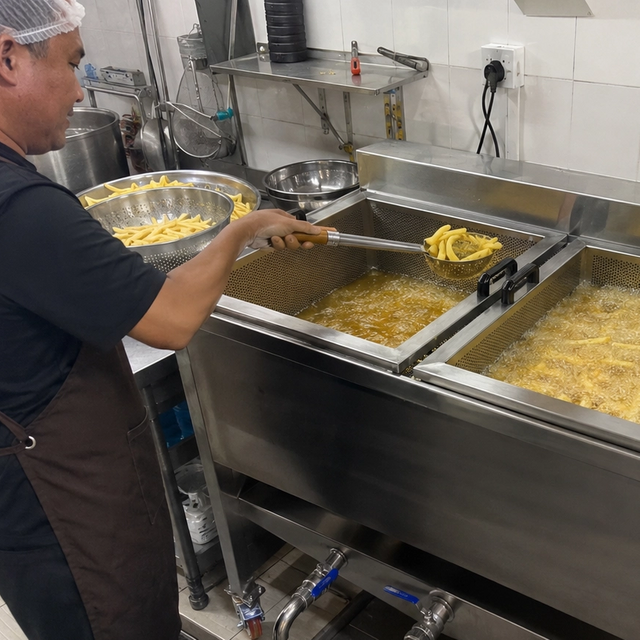 Twin Basket Fryer
