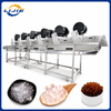 Rapid cooling tunnel section for crystal boba pasteurization preserving crispy chewy texture