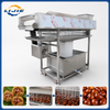 Industrial chestnut brush roller washing machine for removing mud from nut shells