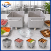 Mobile Food Material Transfer Cart for Central Kitchen