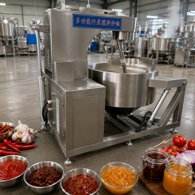 Automatic Planetary Cooking Mixer for Food Processing