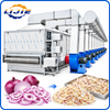 Industrial onion drying machine with multi-layer mesh belt