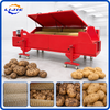 Brush roller potato dry cleaning machine removing loose soil