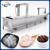 Water bath pasteurization line for crystal boba agar jelly pearls with cooling and air drying system
