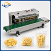 Small semi automatic banana chips bag sealing machine for packing fried banana and plantain chips