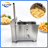 Double basket frying machine for French fries production