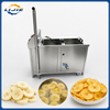 Stainless steel batch frying machine for small semi automatic banana chips and plantain chips production line
