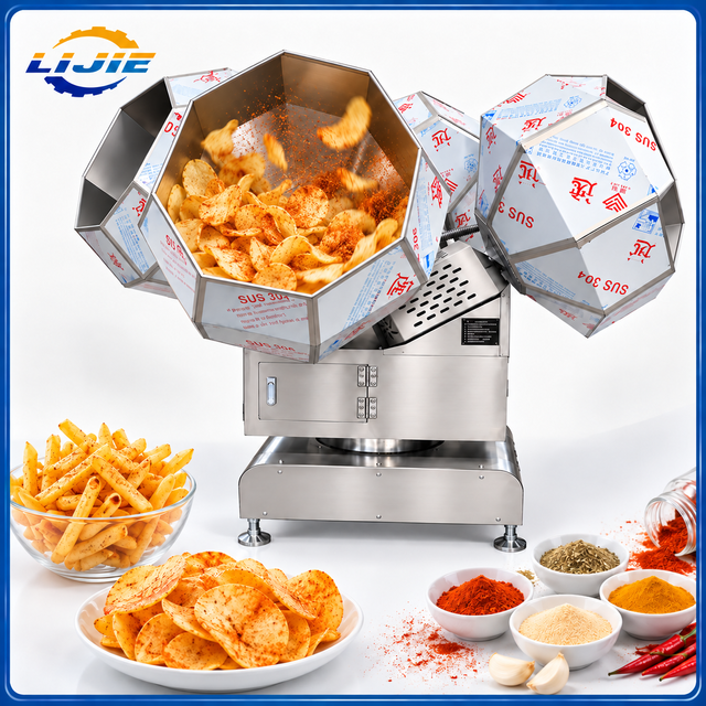 Four-Head Octagonal Seasoning Machine