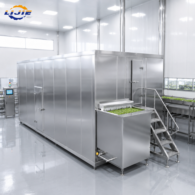 Industrial Automatic IQF Fluidized Bed Quick Freezer for Vegetables And Fruits