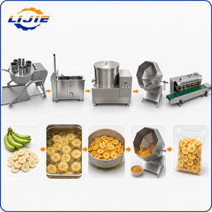 Semi-Automatic Banana Chips Production Line | Plantain Chips Frying Line