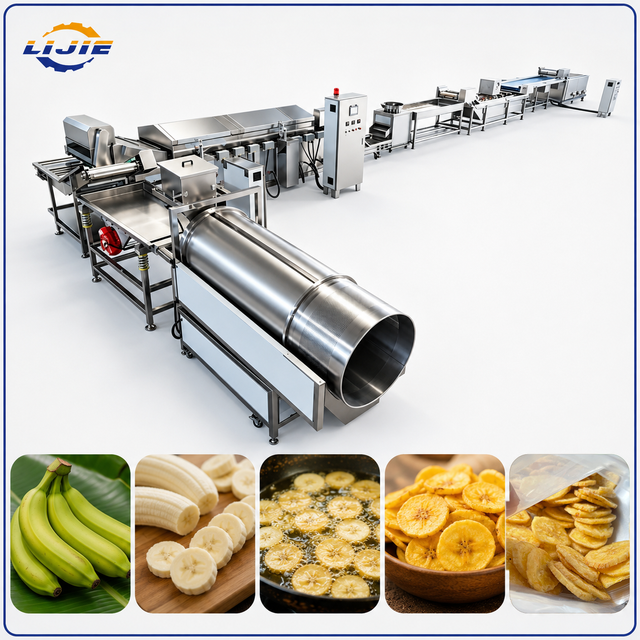 Automatic Banana Chips Production Line | Plantain Crisps Processing Plant